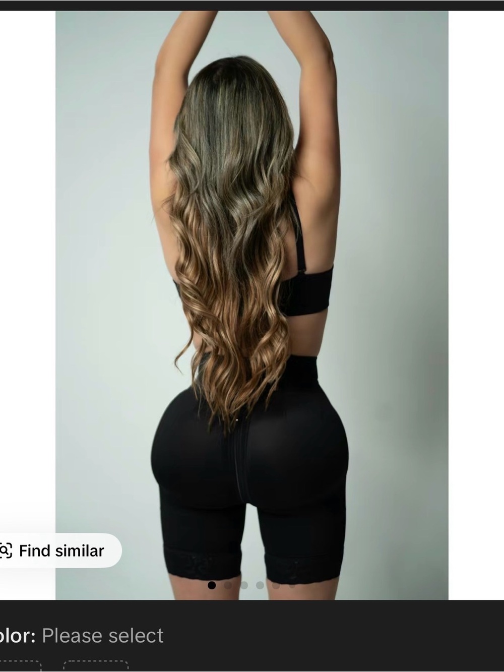Yeraldy curvy bbl shorts with hooks